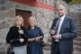 Nikolay Oseiko, HR-Center Managing Partner, Elena Kryvokorytova, HR Manager, BSI and a guest
